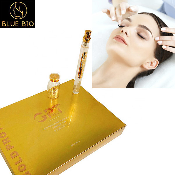 Gold Protein Peptide Serum set skin brighten firming 5*15ml Absorbable
