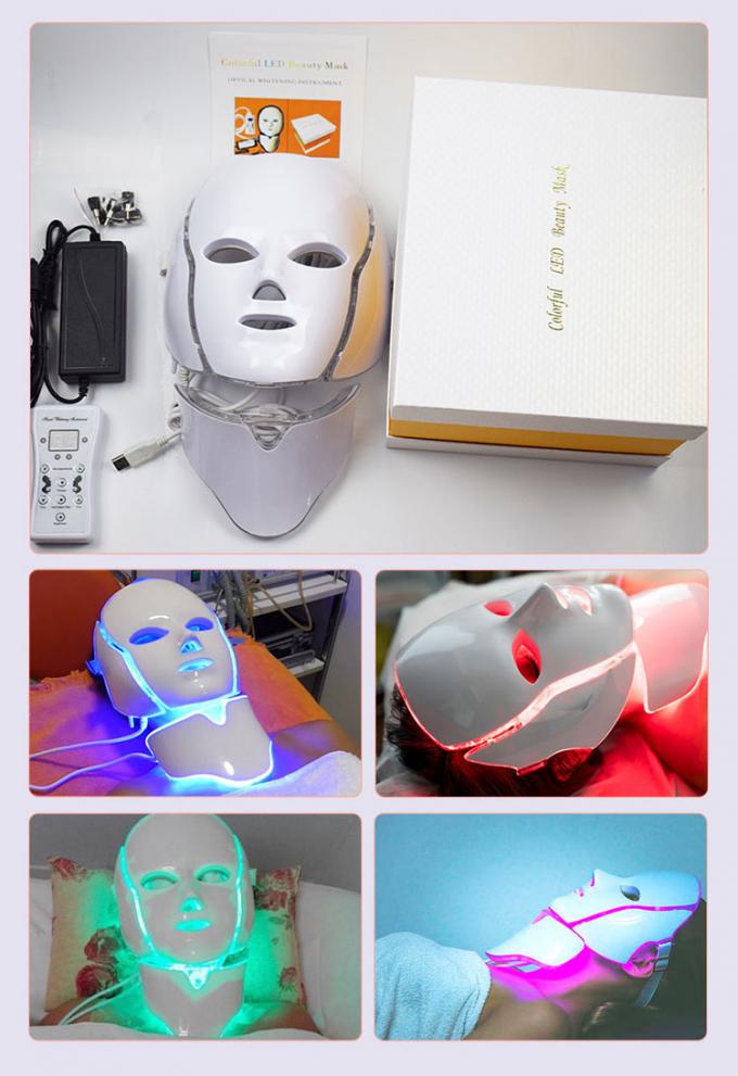 Led Light Therapy Face Mask Professional Face And Neck Whitening Facial
