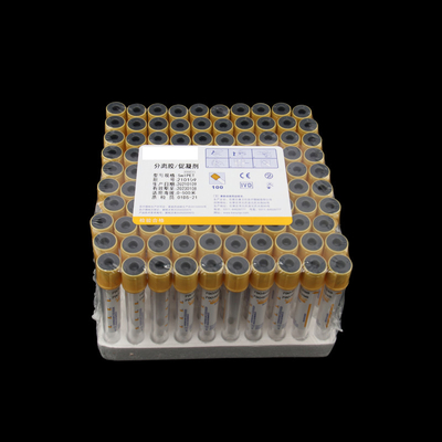 MEDICAL PLASTIC PRP TUBE DISPOSABLE 10ML 5ML 2ML PT VACUUM SUCTION 1:9 SODIUM CITRATE