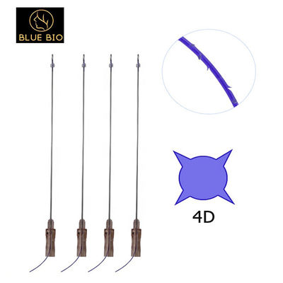 4d Pcl Thread Absorbable Restore Elastic Skin W Blunt Cannula Needle