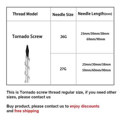 Tornado Screw Pcl Thread Korea Disposable Absorbable Face Lifting Line