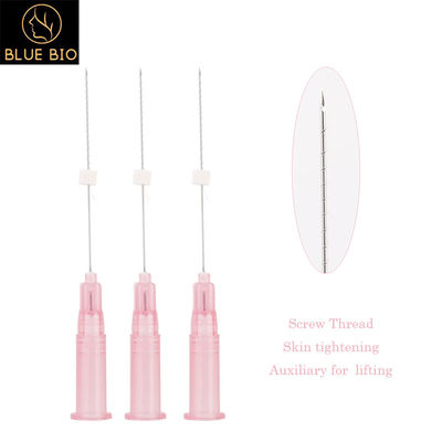 Mono screw PLLA Thread 29G 38mm Face lift thread skin rejuvenation Collagen generation