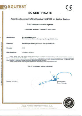 Pdo Thread Double Screw Ce Certification Korea Body Lift 27g 38mm Absorbable Line