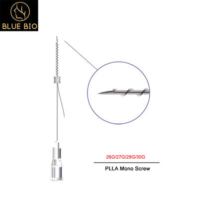 Mono screw PLLA Thread Absorbable disposable suture Facial Lift buttock lift
