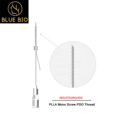 Mono screw PLLA Thread Absorbable disposable suture Facial Lift buttock lift