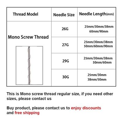 Mono Screw Pcl Thread Korea Beauty Mesotherapy Absorbable Skin Lift Line