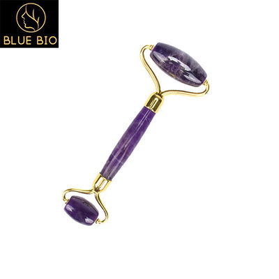 Violet Jade Roller Massage Tools Promote Blood Circulation Double Head Gua Sha