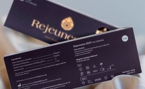 Rejeunesse 1.1ml Cross-Linked Hyaluronic Acid Dermal Filler Injection