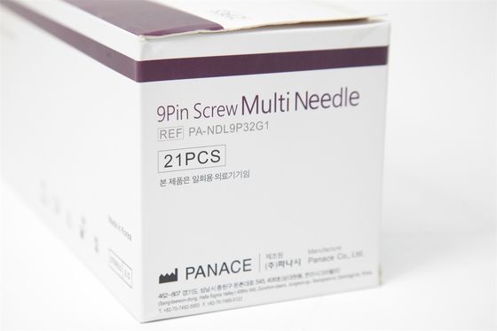 Korea Sterile Disposable 9pin Screw Multi Needle For Ez Meso Gun Injection