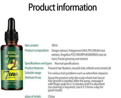 Germinal Serum Essence Oil Natural Hair Loss Treatment Effective Fast Growth Scalp Treatment Hair Growth Essence