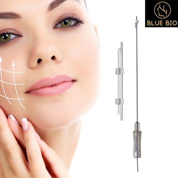 Mesh Pcl Thread 19g 60mm Absorbable Skin Rejuvenation Face Lift Cannula Blunt Needle