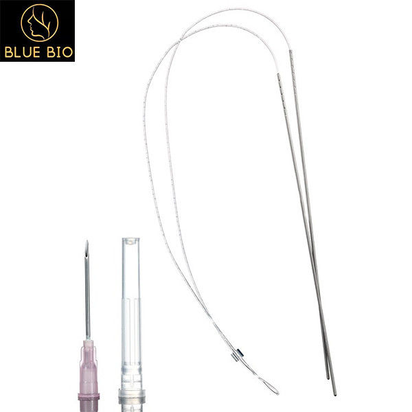 PLLA Double Needle Thread Korea Mesotherapy V Line Face Lifting Long Lasting Collagen Thread