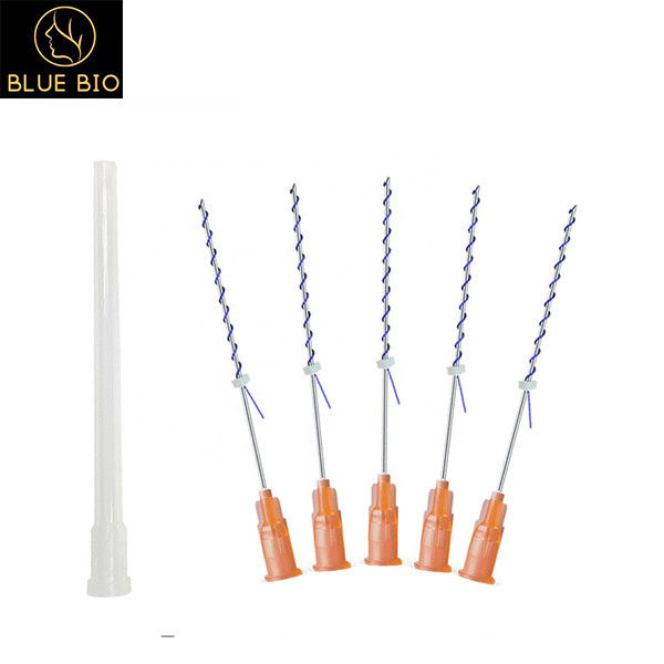 Mono Screw Pdo Thread CE Approved 29G 50mm L Blunt Needle Cannula Hilos Tensores